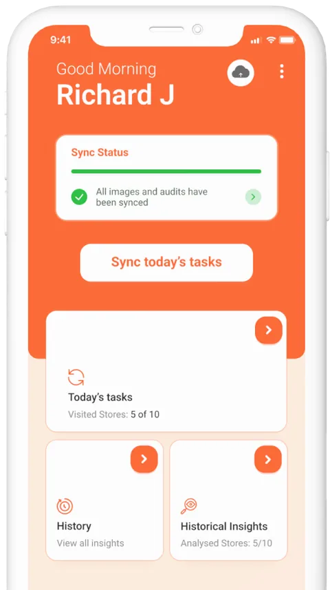 App de campo com alertas
